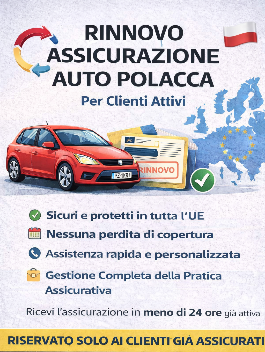 RINNOVO ASSICURAZIONE POLACCA