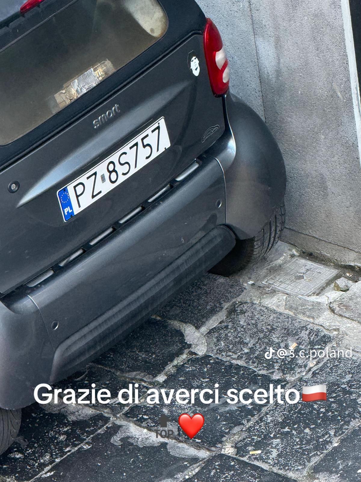 TARGA PROVA POLACCA PER COMMERCIANTI