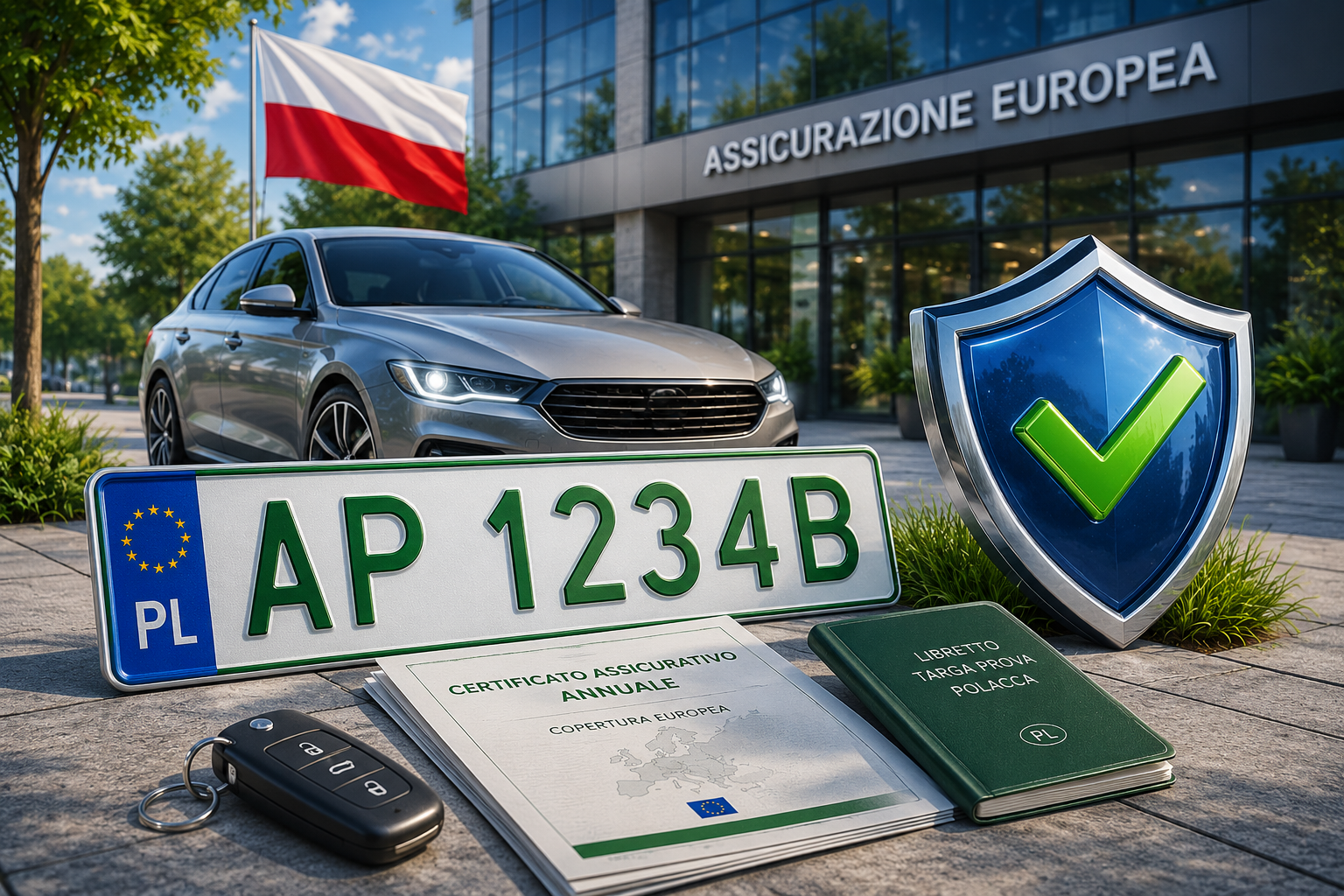TARGA PROVA POLACCA PER COMMERCIANTI